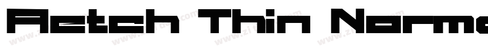 Fletch Thin Normal字体转换